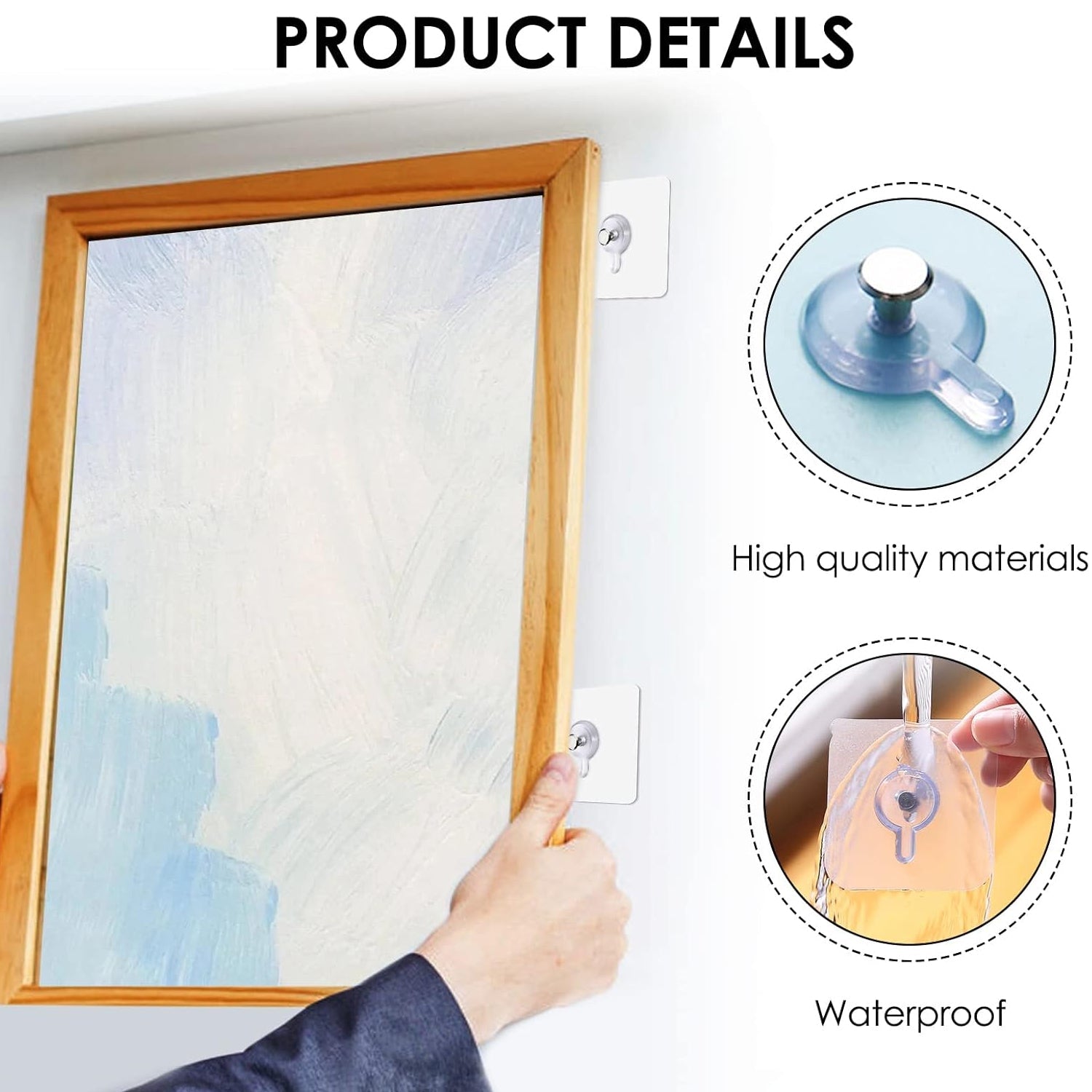 Multipurpose Adhesive Damage-Free Photo Frame Wall Hooks (1 Pc) Multipurpose Adhesive Damage-Free Photo Frame Wall Hooks (1 Pc)